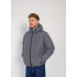Зимняя oversize куртка с съемным капюшоном серый Зимняя oversize куртка с съемным капюшоном серый