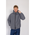 Зимняя oversize куртка с съемным капюшоном серый Зимняя oversize куртка с съемным капюшоном серый