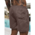 Базові шорти з плащівки шоколад