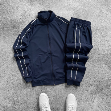 Спорт костюм с лампасами синий Спорт костюм с лампасами синий