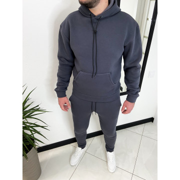 Теплый серый спортивный костюм на флисе Теплый серый спортивный костюм на флисе