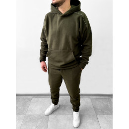 Флисовый оверсайз костюм хаки Флисовый оверсайз костюм хаки