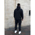 Чоловічий теплий спортивний костюм базовий графіт Чоловічий теплий спортивний костюм базовий графіт