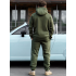 Чоловічий теплий спортивний костюм базовий хакі Чоловічий теплий спортивний костюм базовий хакі