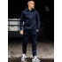 Чоловічий теплий спортивний костюм базовий синій Чоловічий теплий спортивний костюм базовий синій