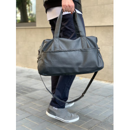 Дорожно-спортивная сумка из зернистой PU кожи премиум качества Дорожно-спортивная сумка из зернистой PU кожи премиум качества