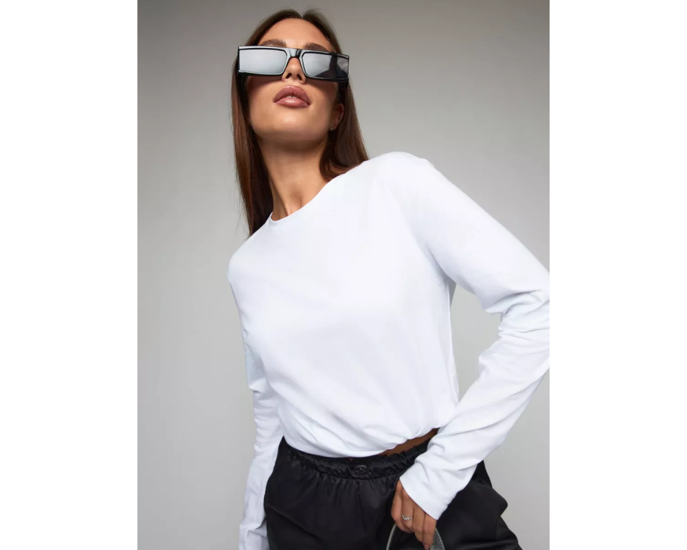 Лонгслив женский белый Лонгслив женский белый