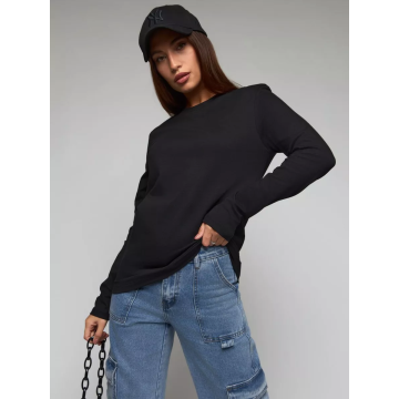 Лонгслив женский черный Лонгслив женский черный